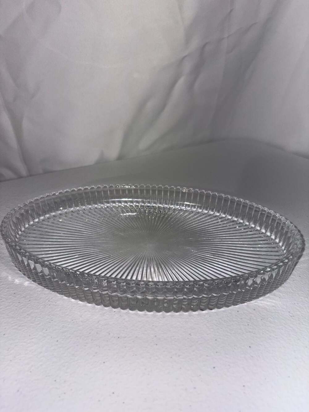 Oneida Relish Tray, Special Occasions, Crystal Collection, Oval Tray and Server,